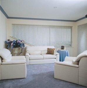 Verticals blinds for the living room