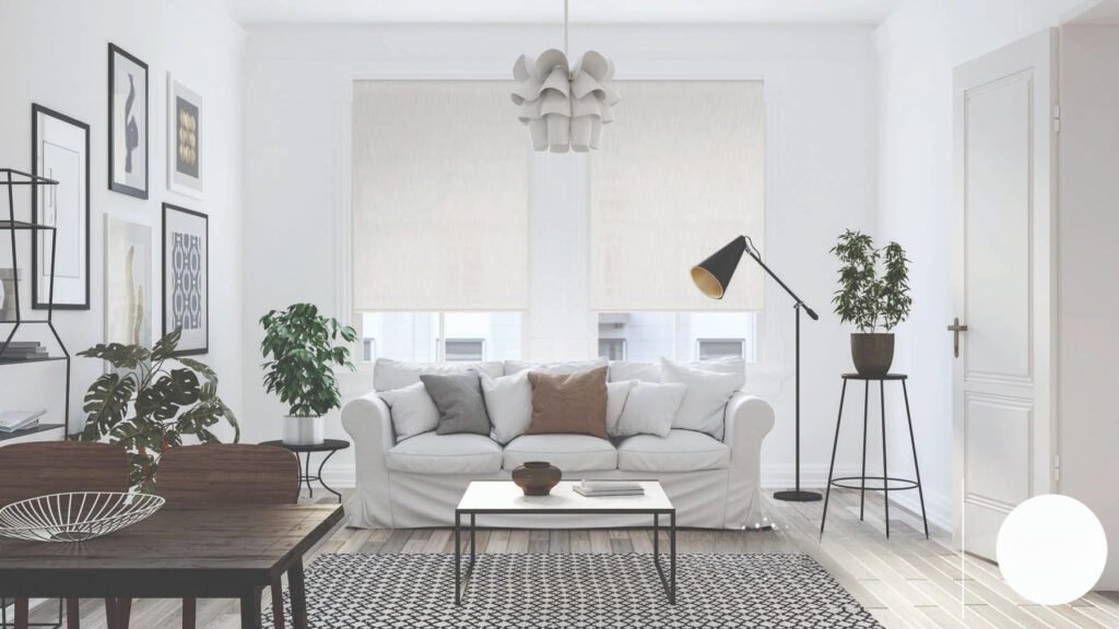 living room blinds Downtown-Toronto